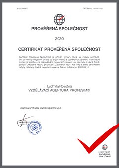 Prověřená společnost 2020