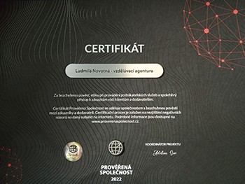 Prověřená společnost 2022